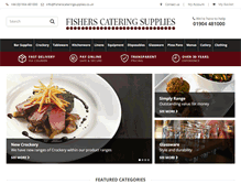 Tablet Screenshot of fisherscateringsupplies.co.uk